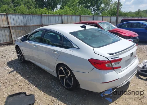 2022 Honda Accord Sport из США, поврежденный, VIN 1HGCV1F35NA063569